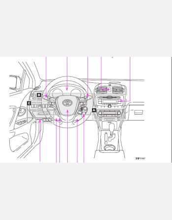 toyota avensis 2014-2015 owners manual rhd and lhd